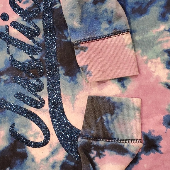 Justice Matching Tie Dye Set Hooded Sweatshirt with Joggers Size Small 7… - Picture 4 of 10